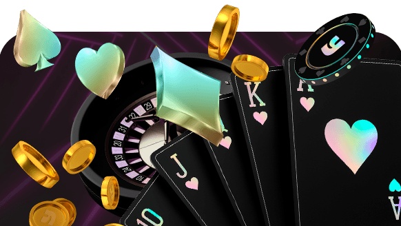 Mesa de ruleta y juegos de blackjack